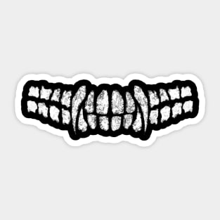 Vampire Teeth Sticker